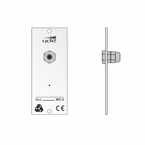 tapa conexiones columna acústica intemperie